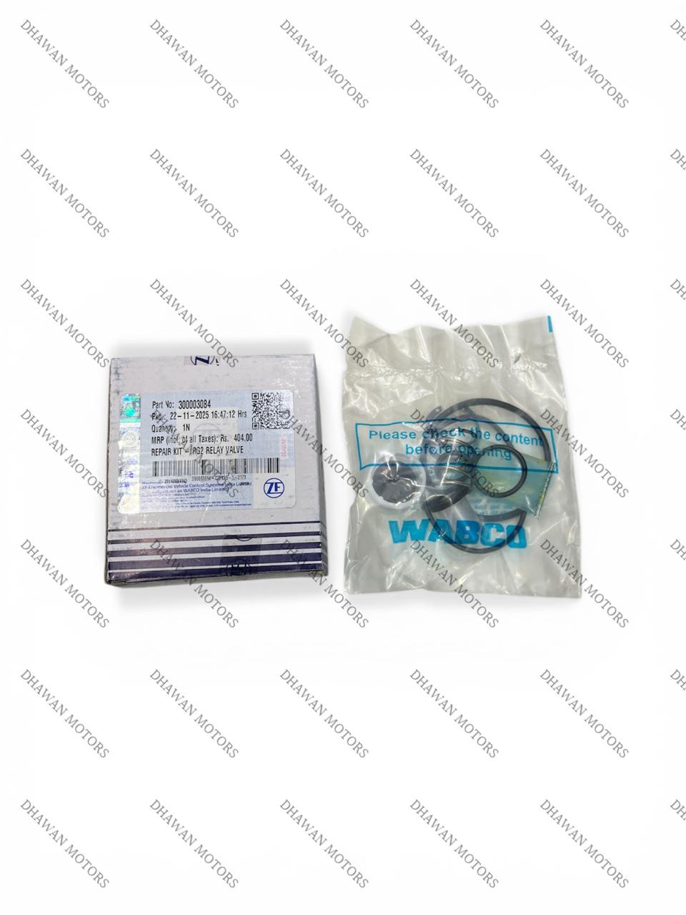 WABCO RG2 Relay Valve Repair Kit – Part No. 30003084