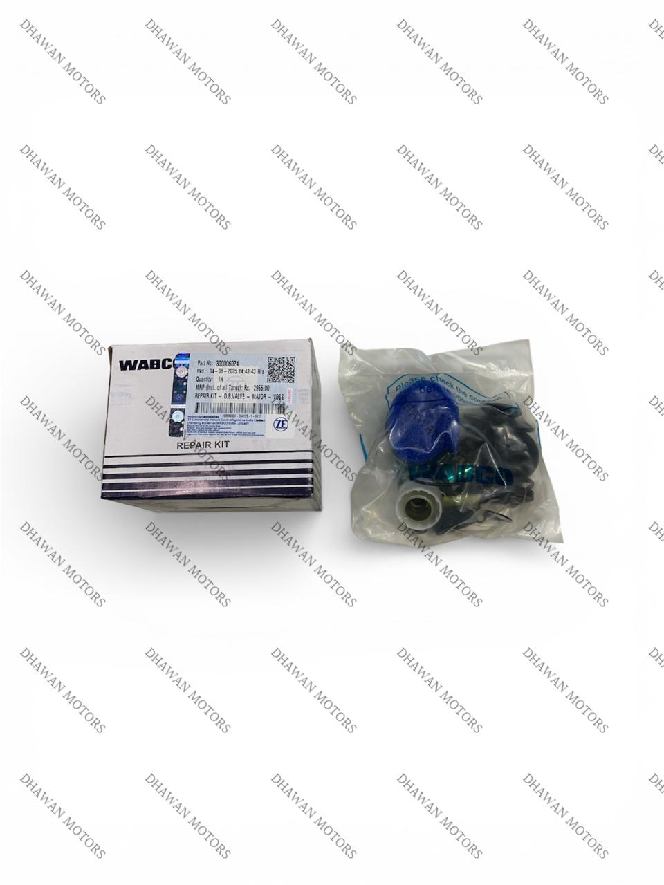 WABCO Genuine Repair Kit – Part No. 300006024 (D.B. Valve Maintenance Kit for Commercial Vehicles)