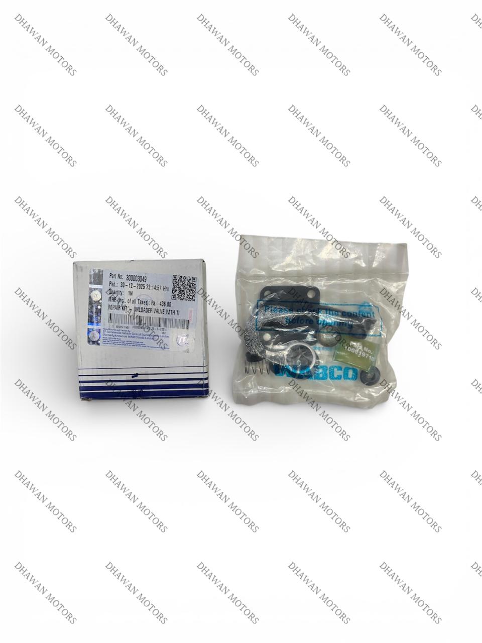 WABCO Genuine Repair Kit – Part No. 300003049 (Unloader Valve Repair Kit with TI)